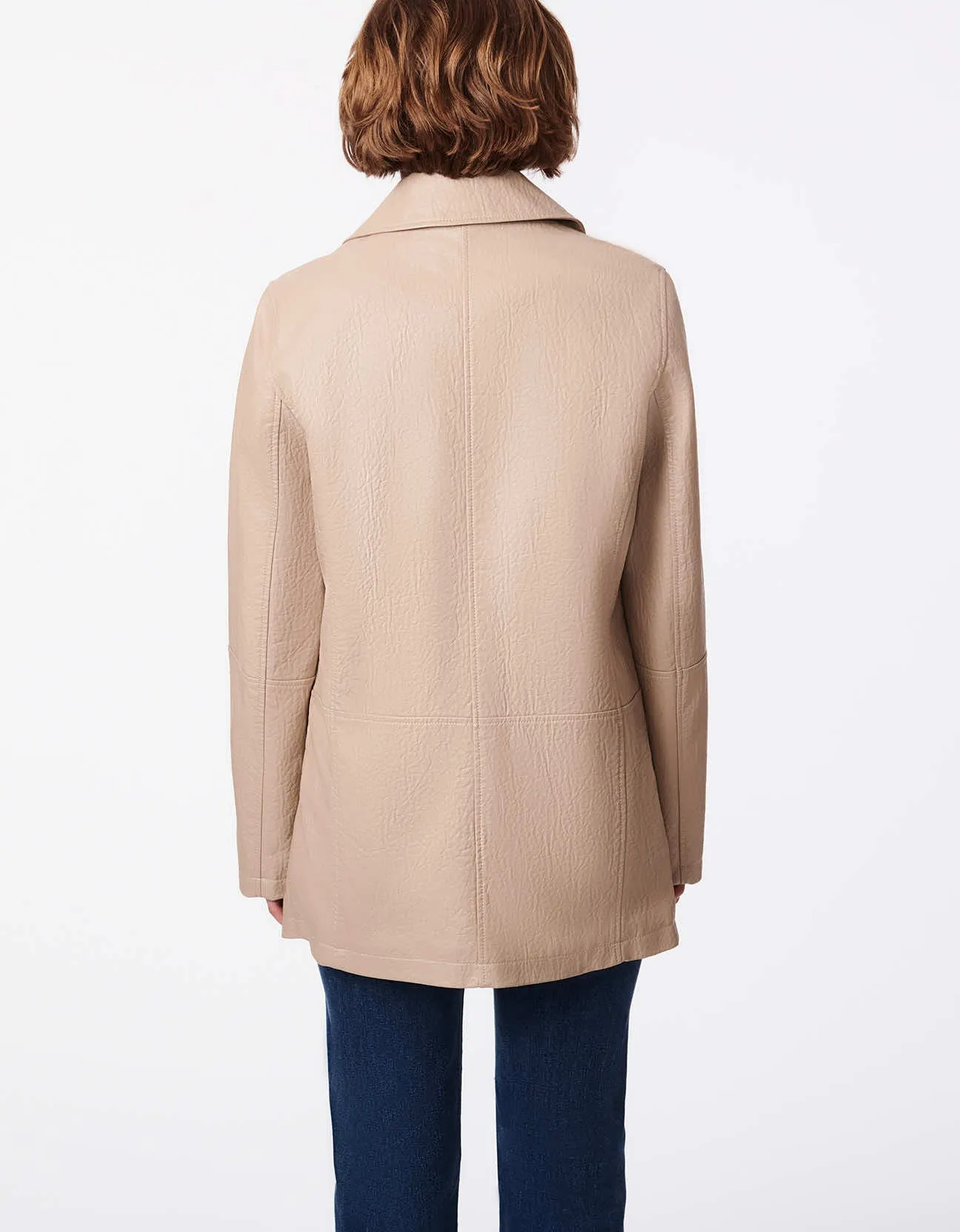 Relaxed Blazer Textured Vegan Jacket sold by Bernardo product image thumbnail 4