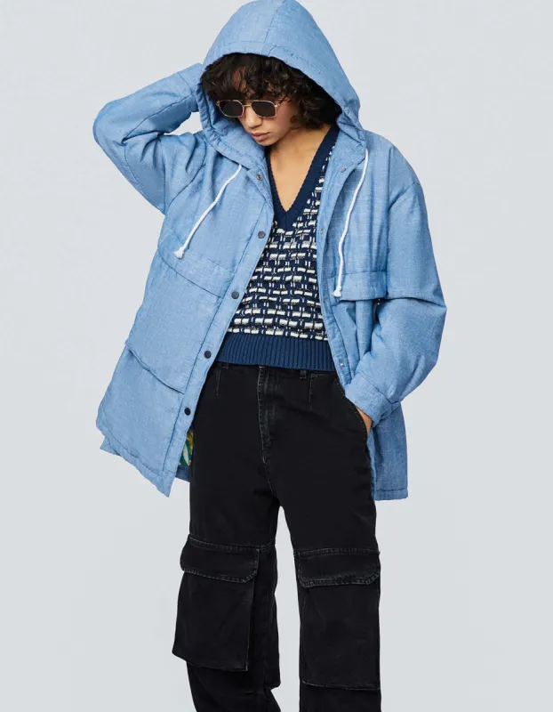 Cotton Cargo Anorak Puffer sold by Bernardo