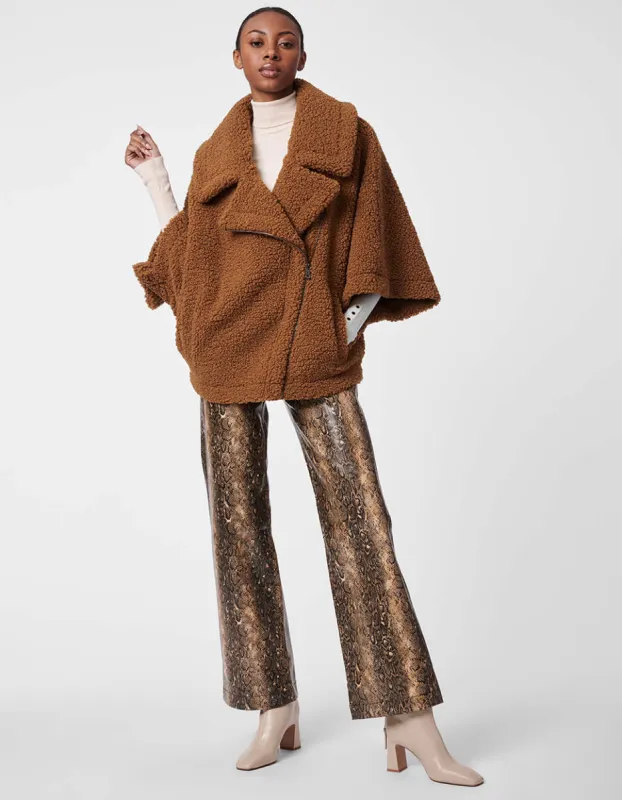 Metropolitan Asymmetric Sherpa Jacket sold by Bernardo