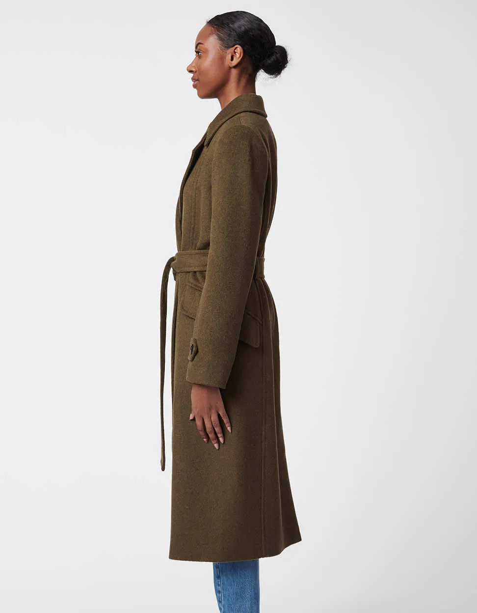 Signature Belted Wool Coat sold by Bernardo product image thumbnail 3