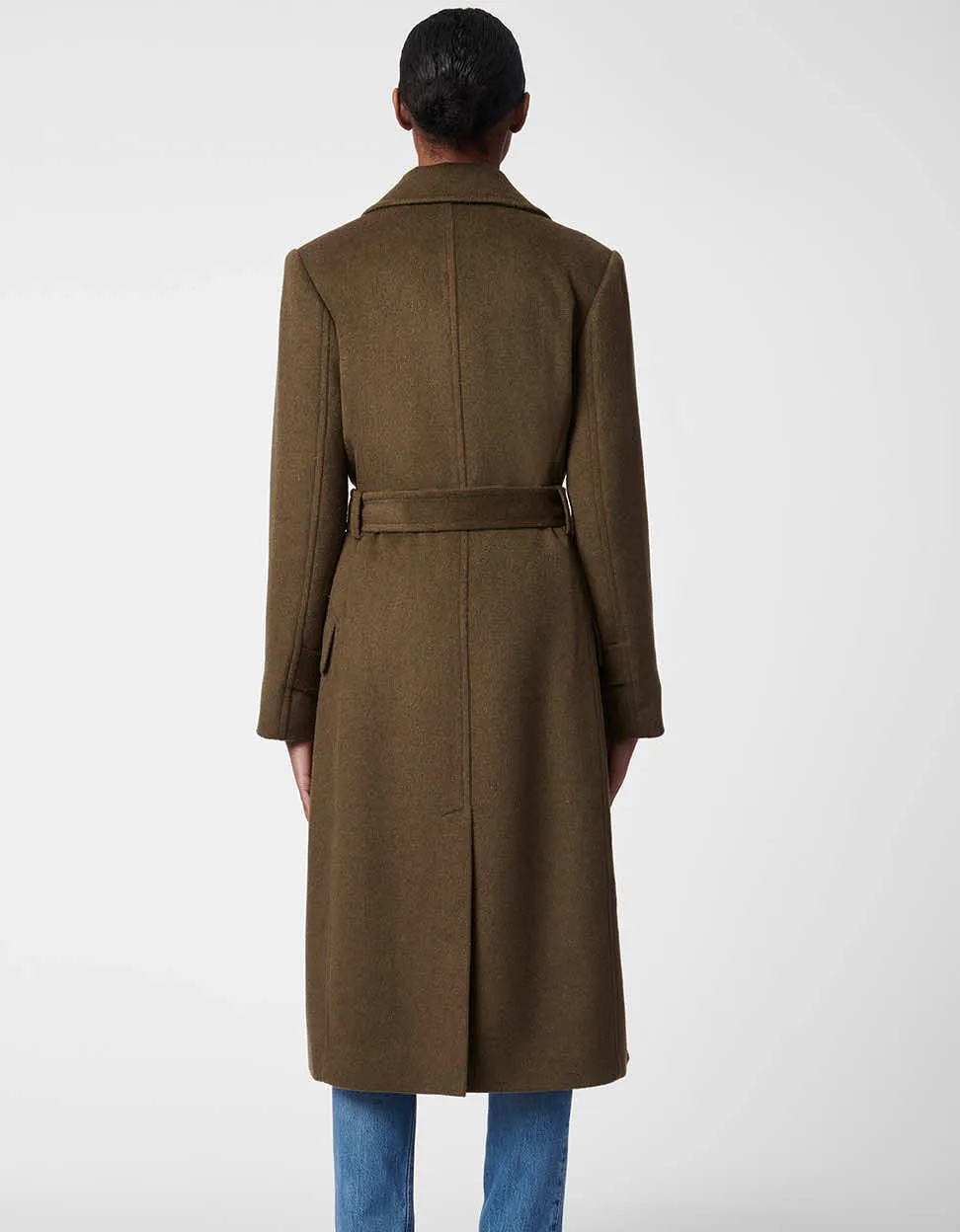 Signature Belted Wool Coat sold by Bernardo product image thumbnail 4