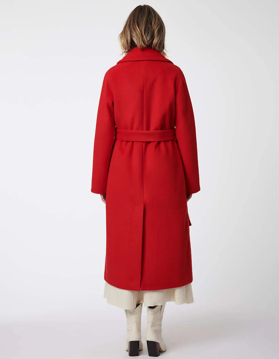 Icon Belted Wool Coat sold by Bernardo product image thumbnail 4