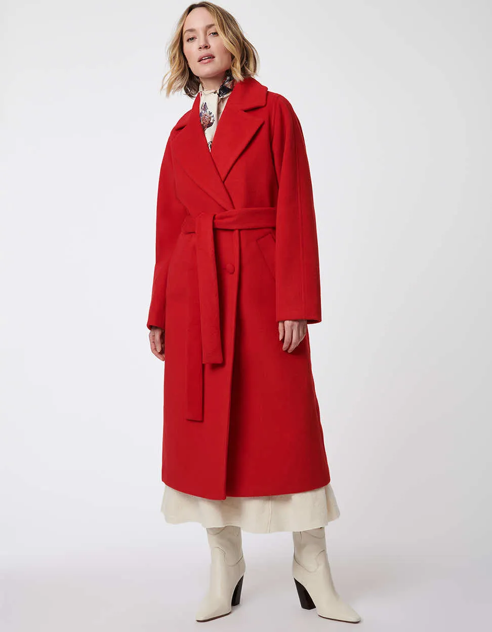 Icon Belted Wool Coat sold by Bernardo product image thumbnail 2