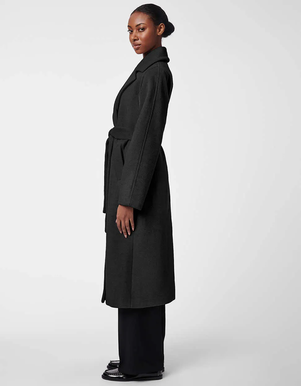Icon Belted Wool Coat sold by Bernardo product image thumbnail 3