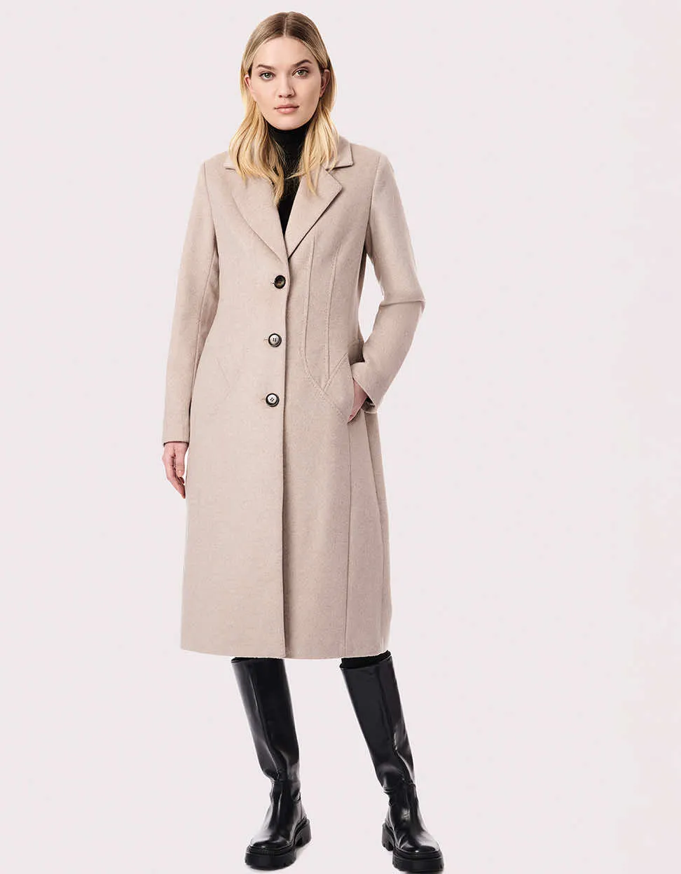 City Chic Long Wool Coat for Women sold by Bernardo product image thumbnail 2