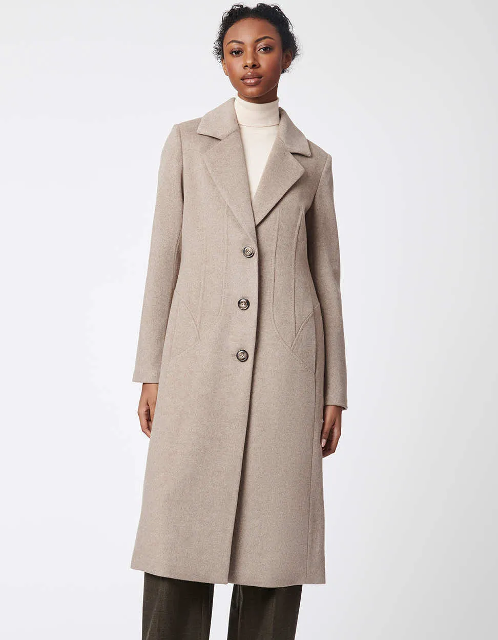 City Chic Long Wool Coat for Women sold by Bernardo