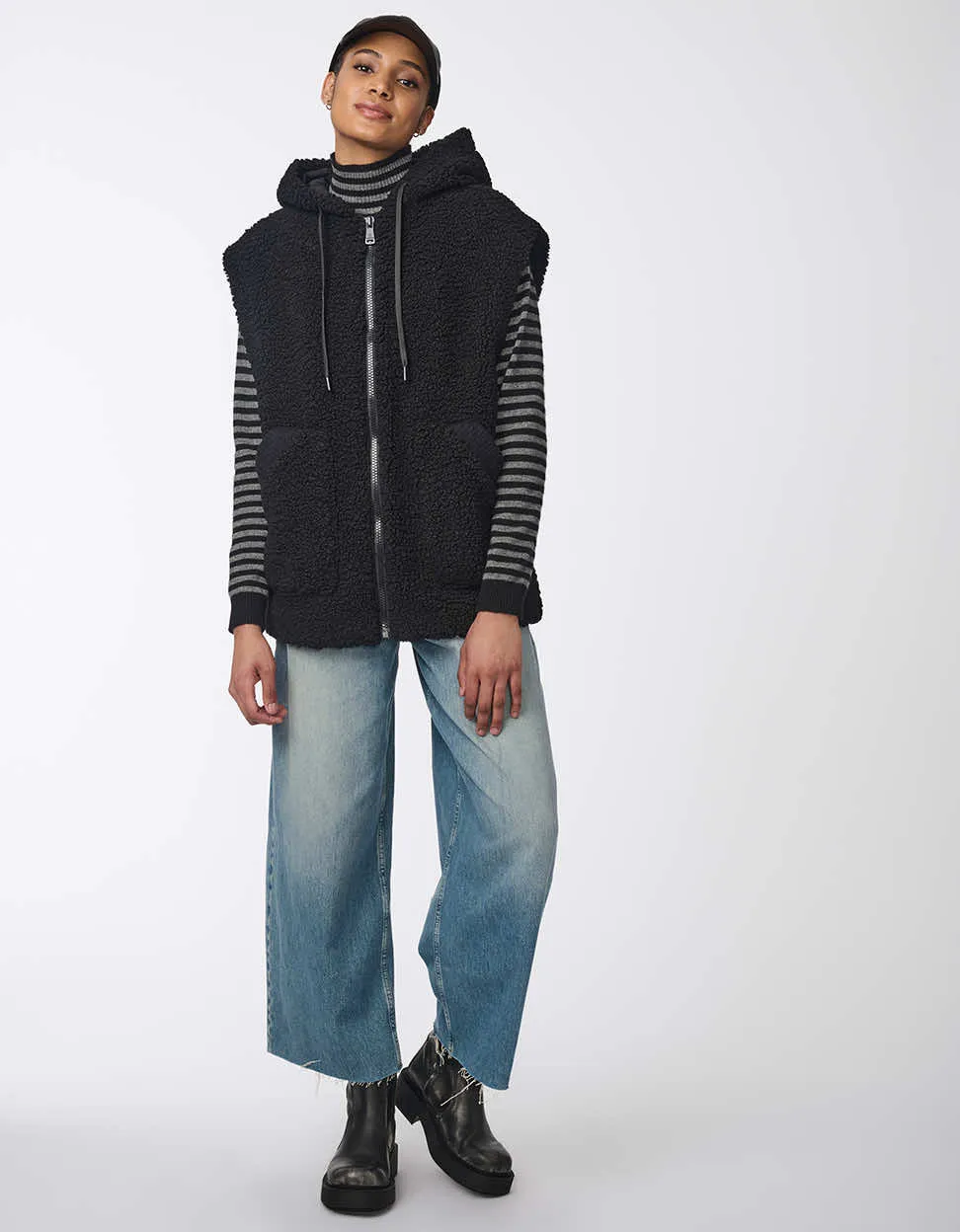 Soft Serenity Sherpa Vest sold by Bernardo product image thumbnail 3