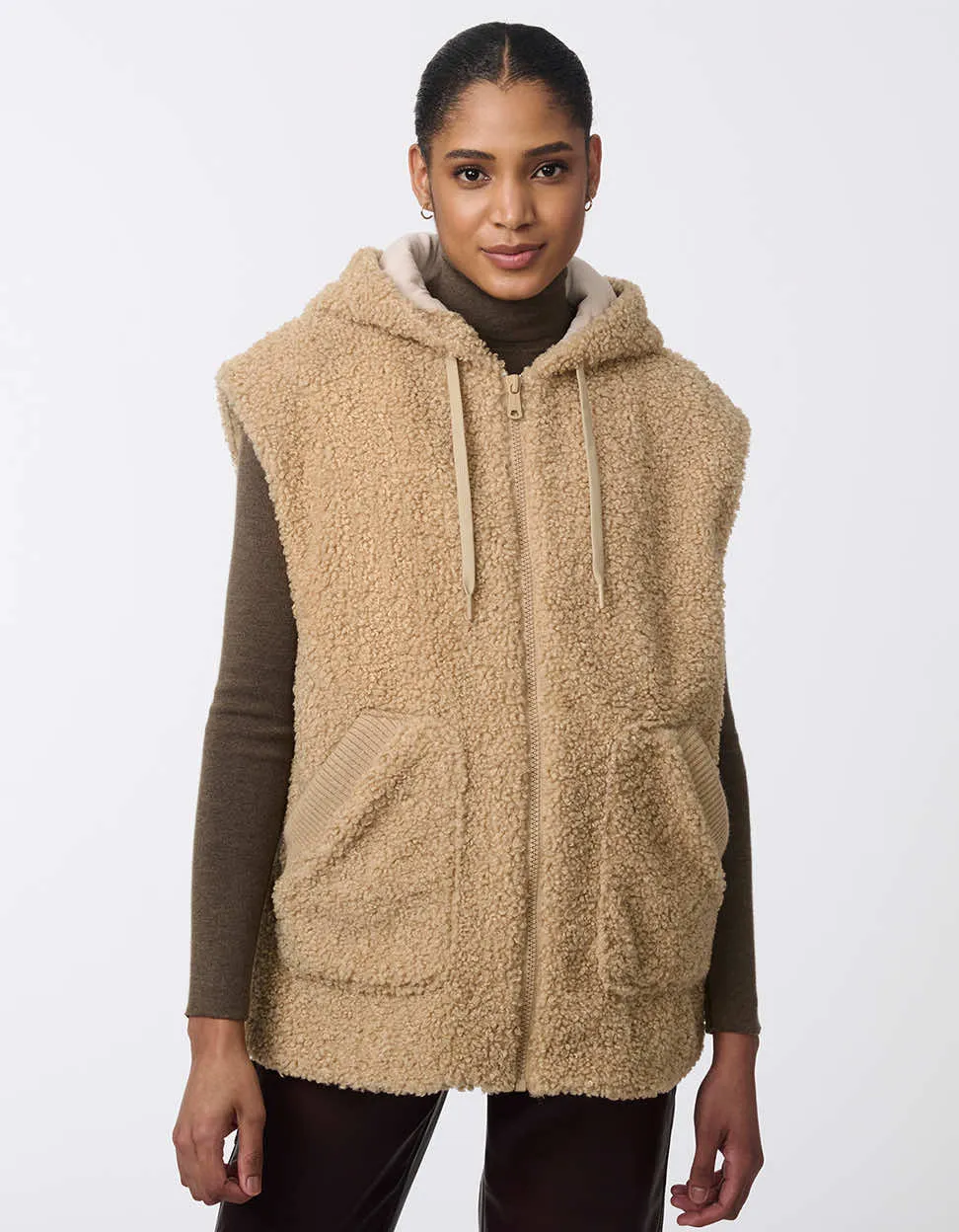 Soft Serenity Sherpa Vest sold by Bernardo product image thumbnail 3