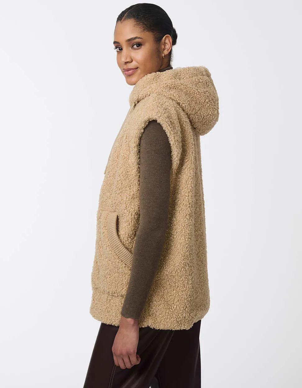 Soft Serenity Sherpa Vest sold by Bernardo product image thumbnail 4