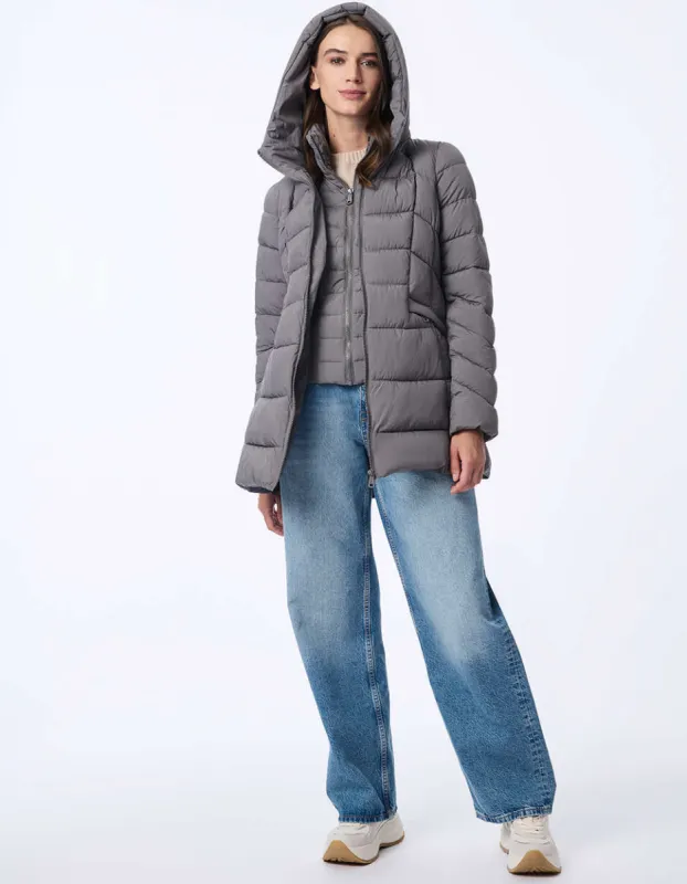 Cosmic Puffer Coat sold by Bernardo