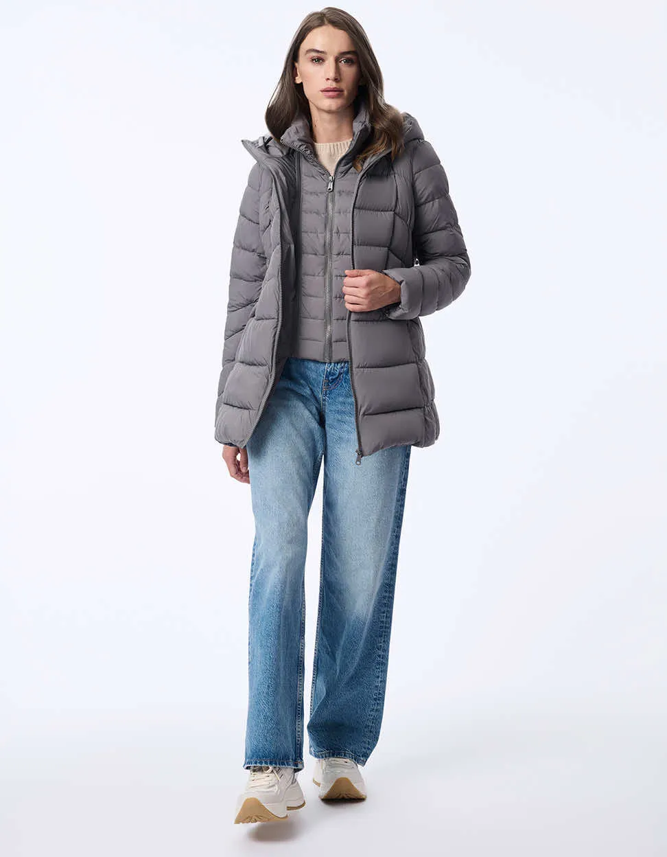 Cosmic Puffer Coat sold by Bernardo product image thumbnail 2
