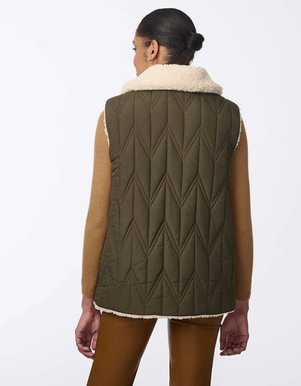 Dual Charm Sherpa Vest sold by Bernardo product image thumbnail 4
