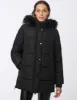 Short Outdoorsy Wool Combo Puffer Coat sold by Bernardo