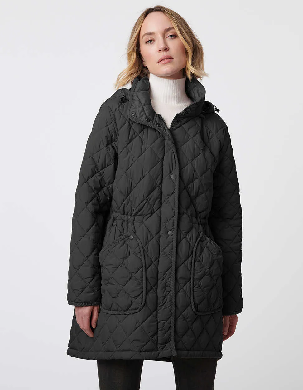 All Day Flair Quilted Puffer Jacket sold by Bernardo