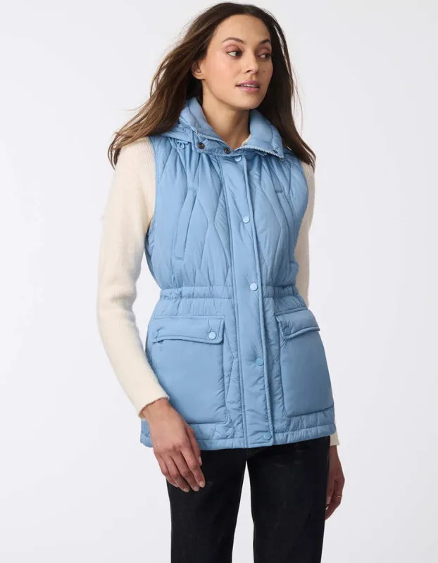 Harmony Quilted Vest sold by Bernardo