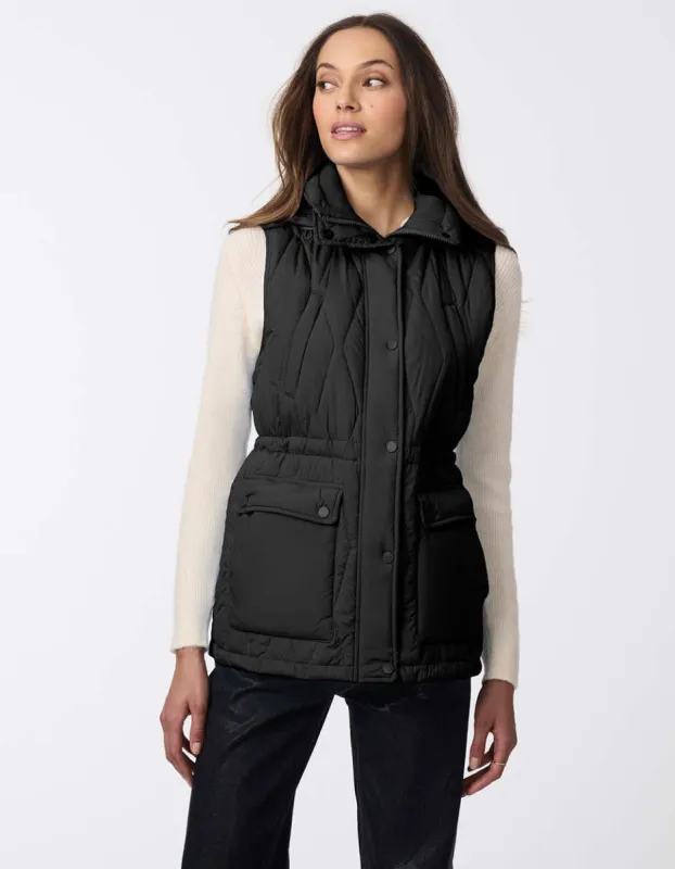 Harmony Quilted Vest sold by Bernardo