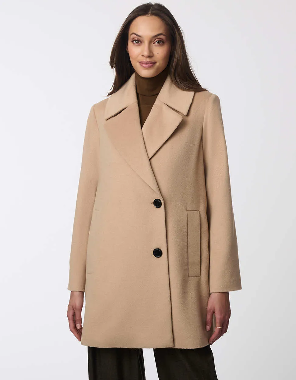 Grand Sleek Wool Coat sold by Bernardo product image thumbnail 2