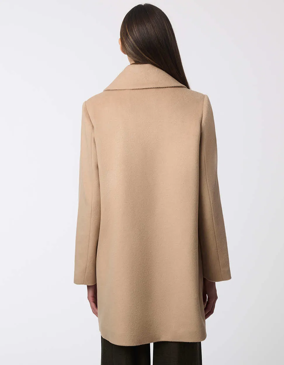 Grand Sleek Wool Coat sold by Bernardo product image thumbnail 4