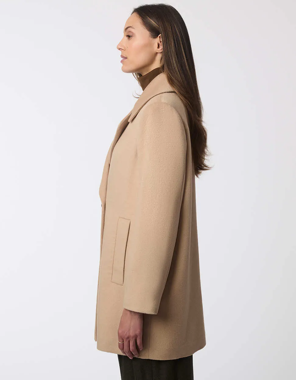 Grand Sleek Wool Coat sold by Bernardo product image thumbnail 3