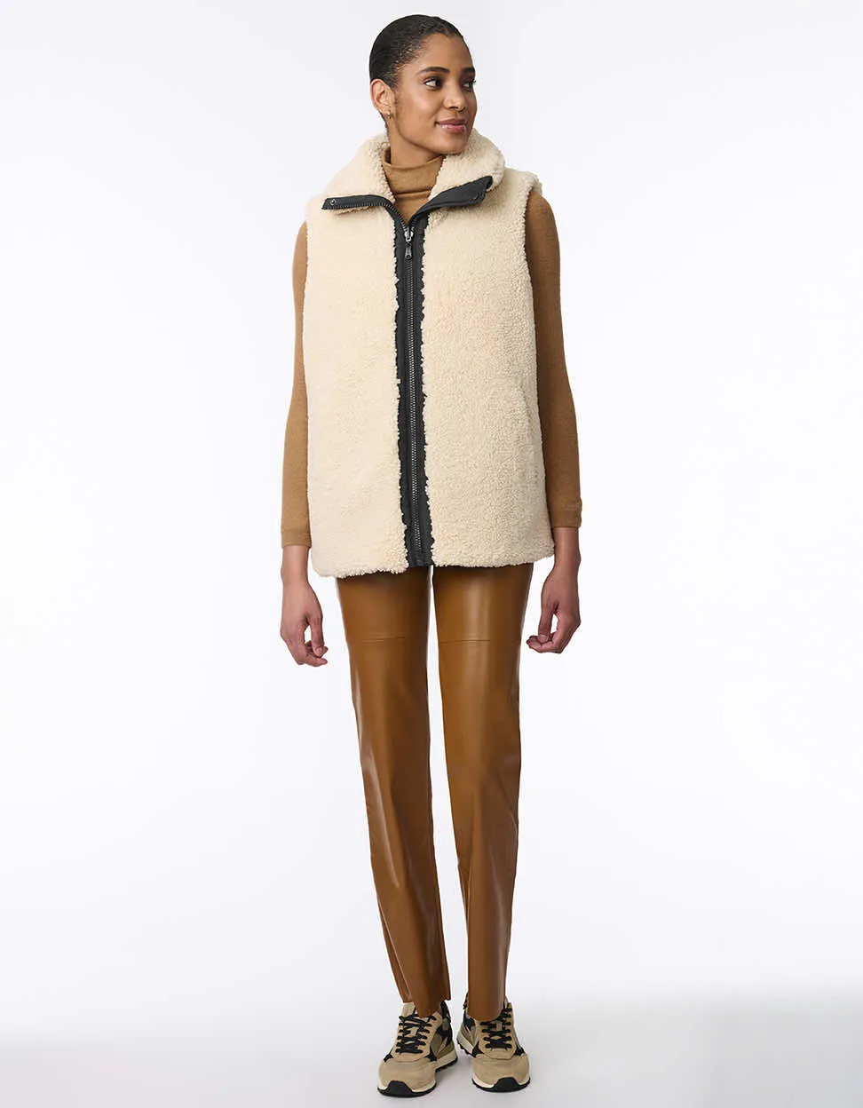 Dual Charm Sherpa Vest sold by Bernardo product image thumbnail 2