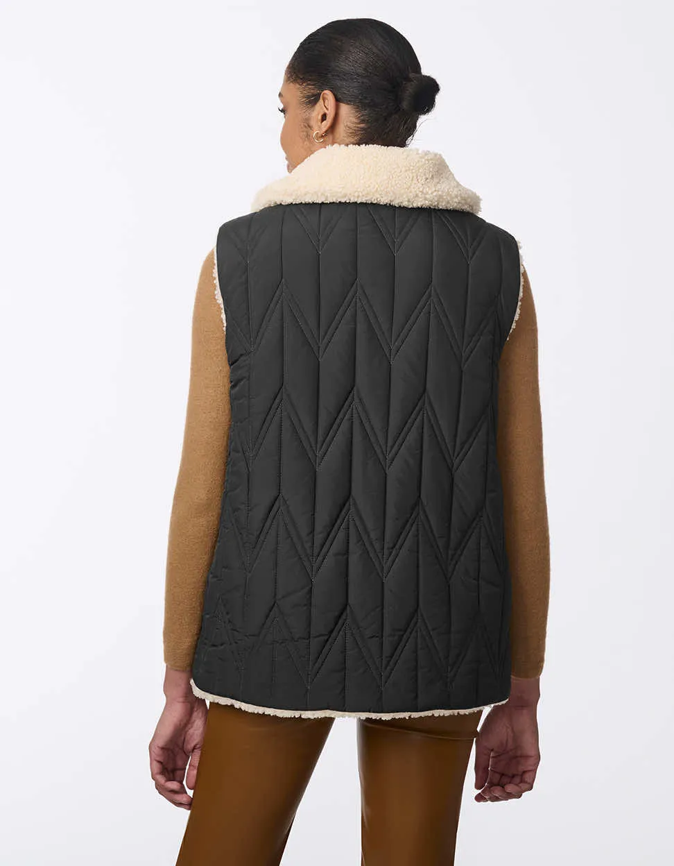 Dual Charm Sherpa Vest sold by Bernardo product image thumbnail 4