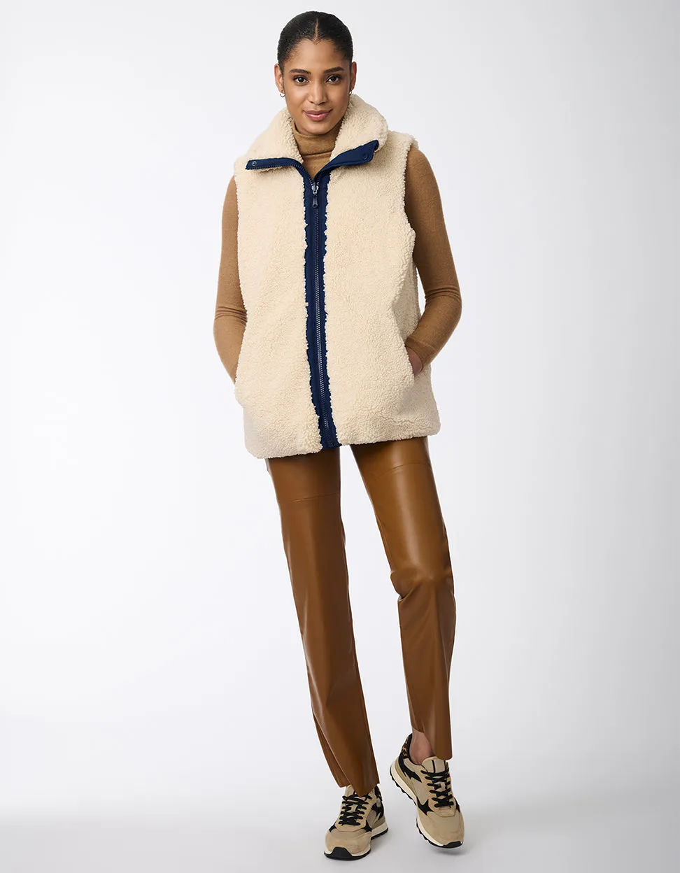 Dual Charm Sherpa Vest sold by Bernardo product image thumbnail 2