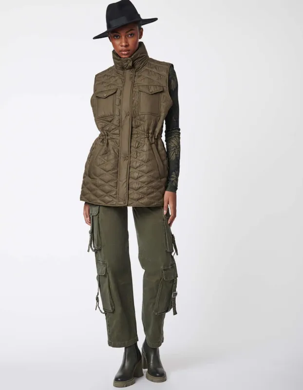 Glamp Utility Puffer Vest sold by Bernardo