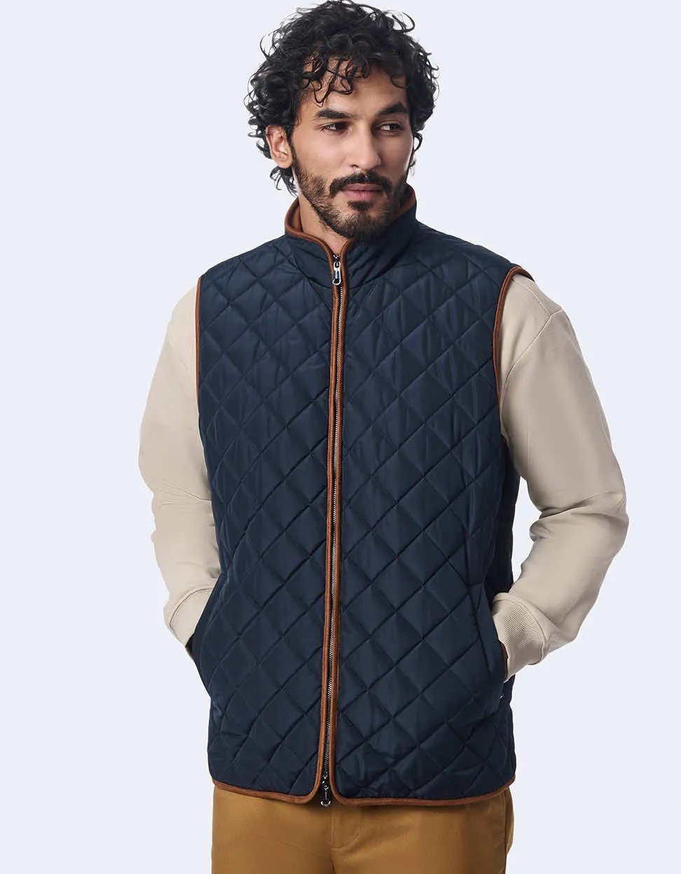Men's Harbor Quilted Vest sold by Bernardo product image thumbnail 2