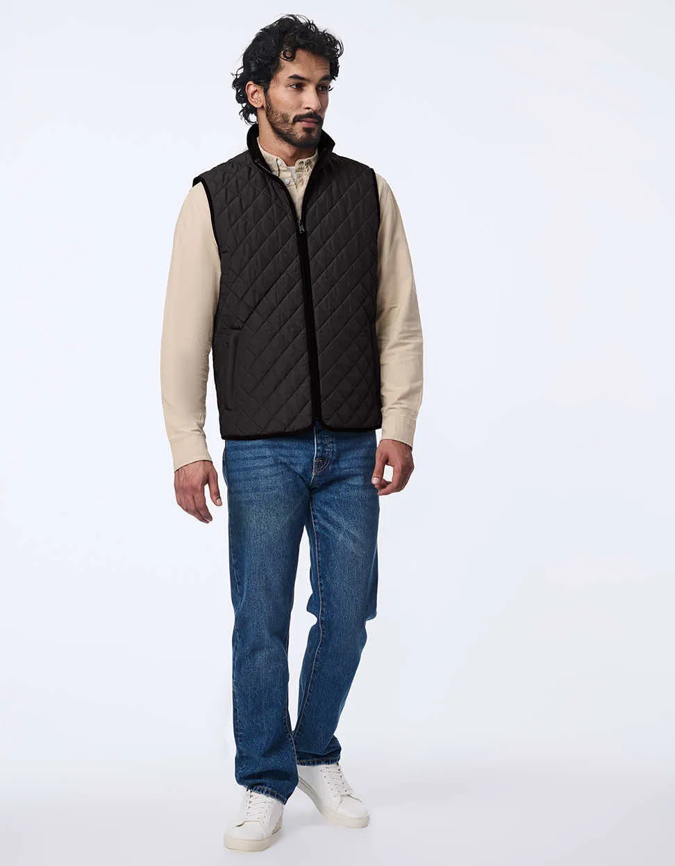 Men's Harbor Quilted Vest sold by Bernardo