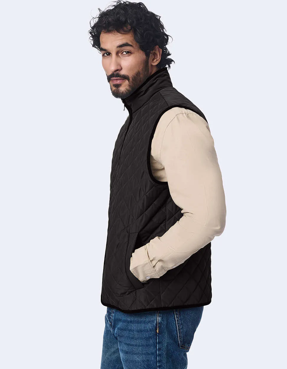 Men's Harbor Quilted Vest sold by Bernardo product image thumbnail 4