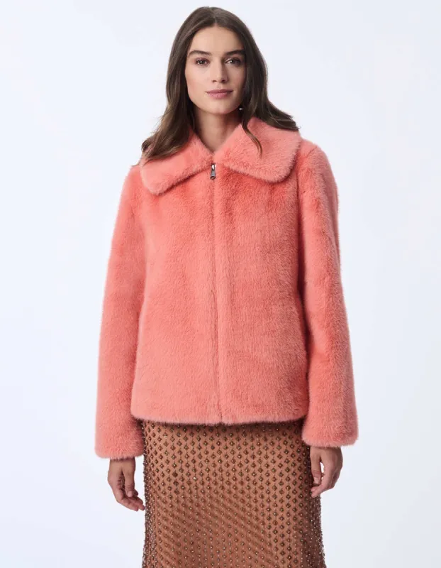 Perfectly Posh Faux Fur Jacket sold by Bernardo