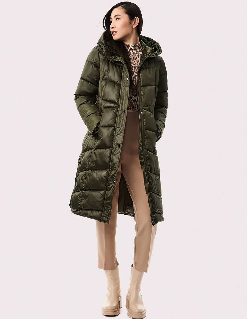 Manhattan Matte Long Puffer Coat sold by Bernardo product image thumbnail 2