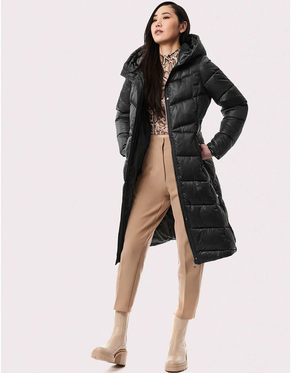 Manhattan Matte Long Puffer Coat sold by Bernardo product image thumbnail 2