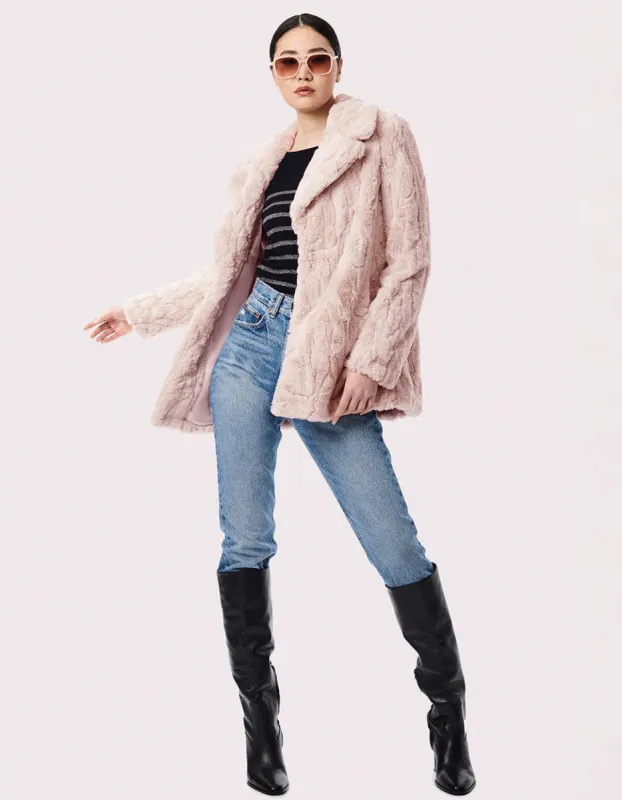 Hygge Chic Vegan Fur Jacket sold by Bernardo