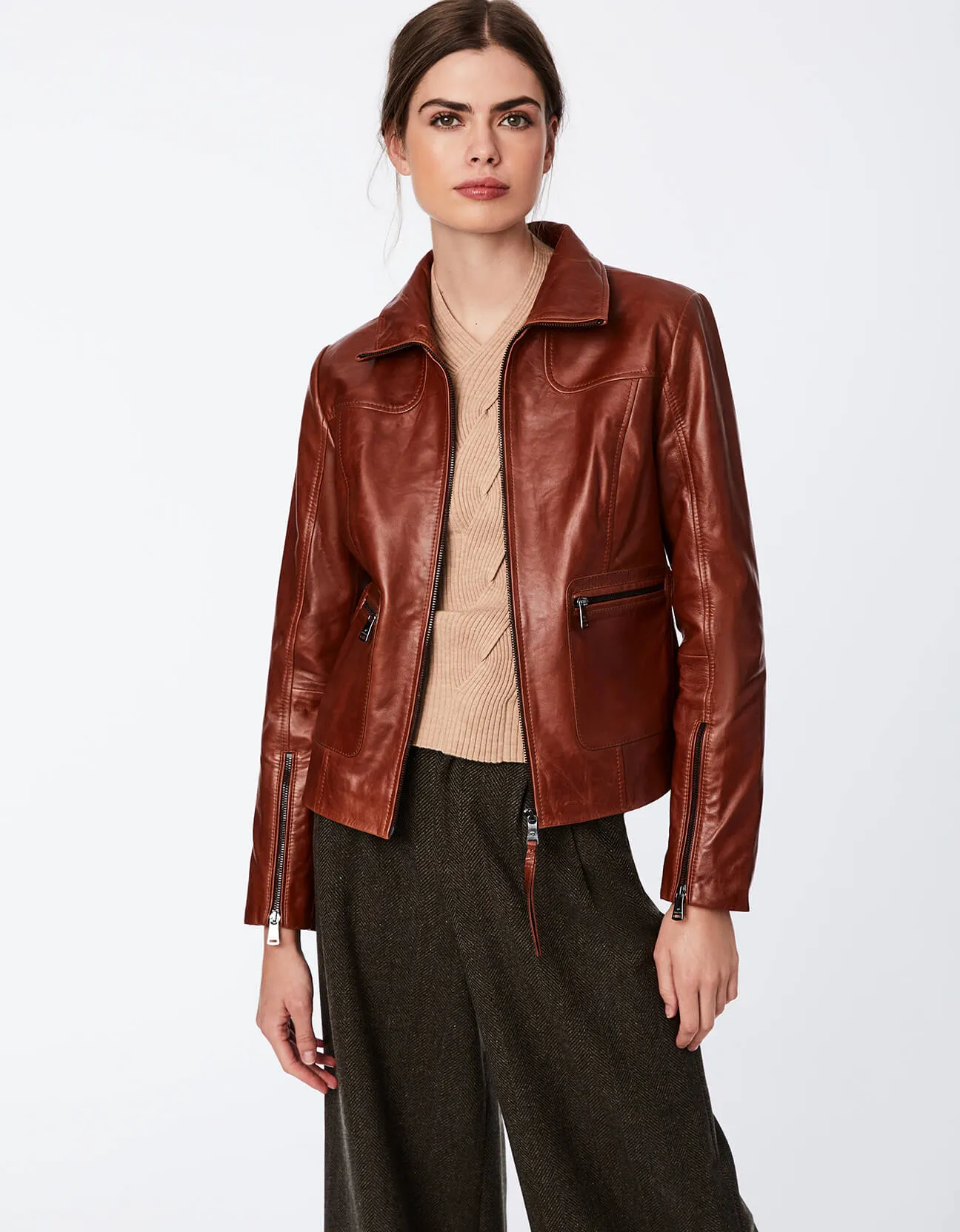Boston Common Leather Jacket sold by Bernardo