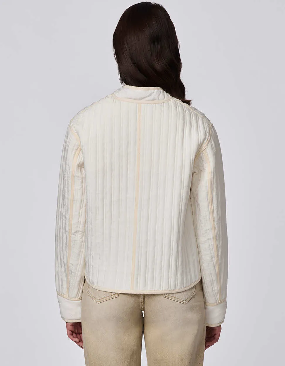 Modern Quilted Cropped Jacket sold by Bernardo product image thumbnail 4