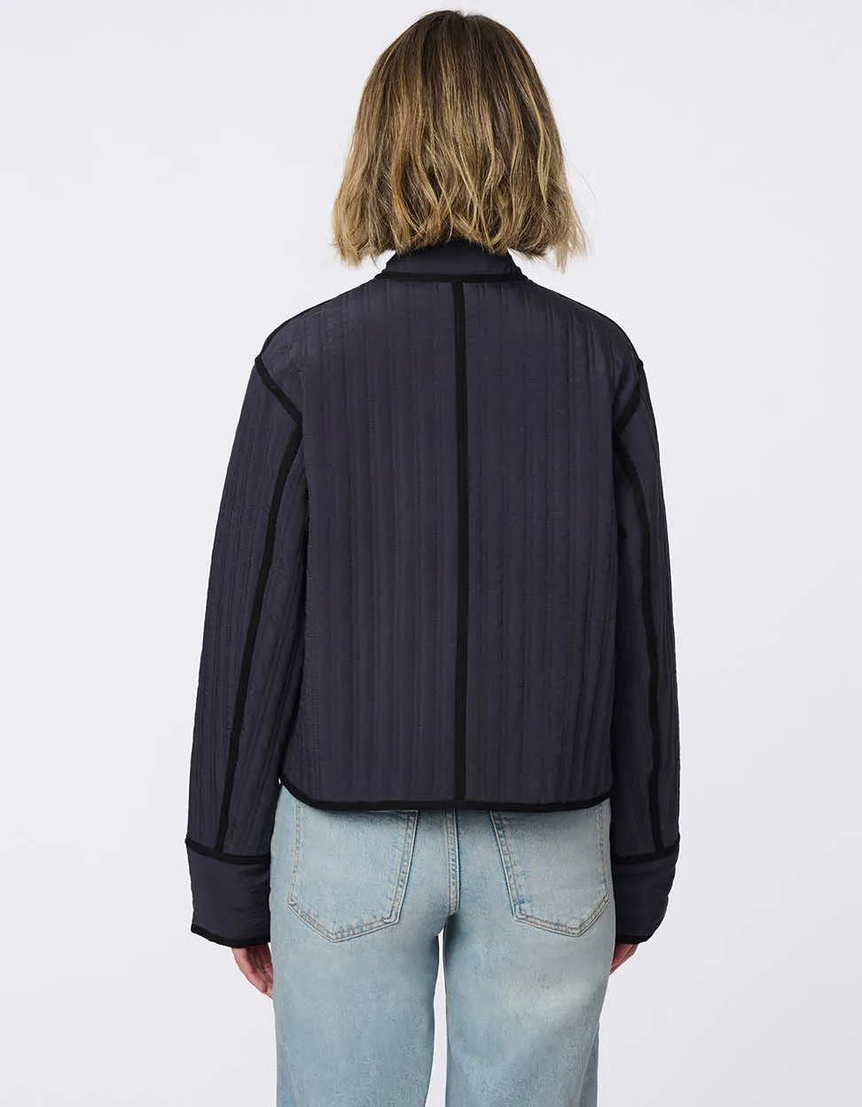 Modern Quilted Cropped Jacket sold by Bernardo product image thumbnail 4