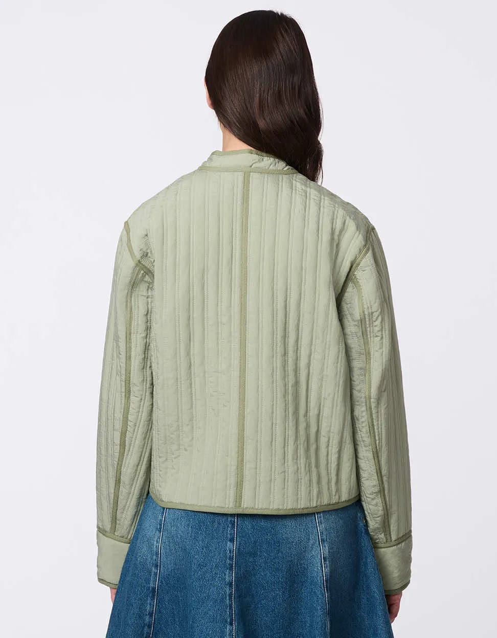 Modern Quilted Cropped Jacket sold by Bernardo product image thumbnail 3