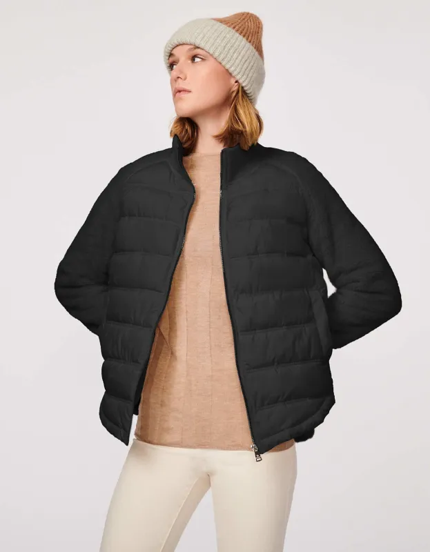 Roundabout High Low Puffer Jacket sold by Bernardo