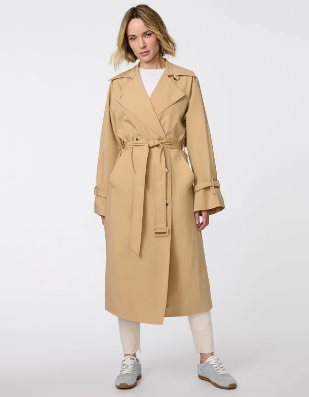 Timeless Belted Trench sold by Bernardo