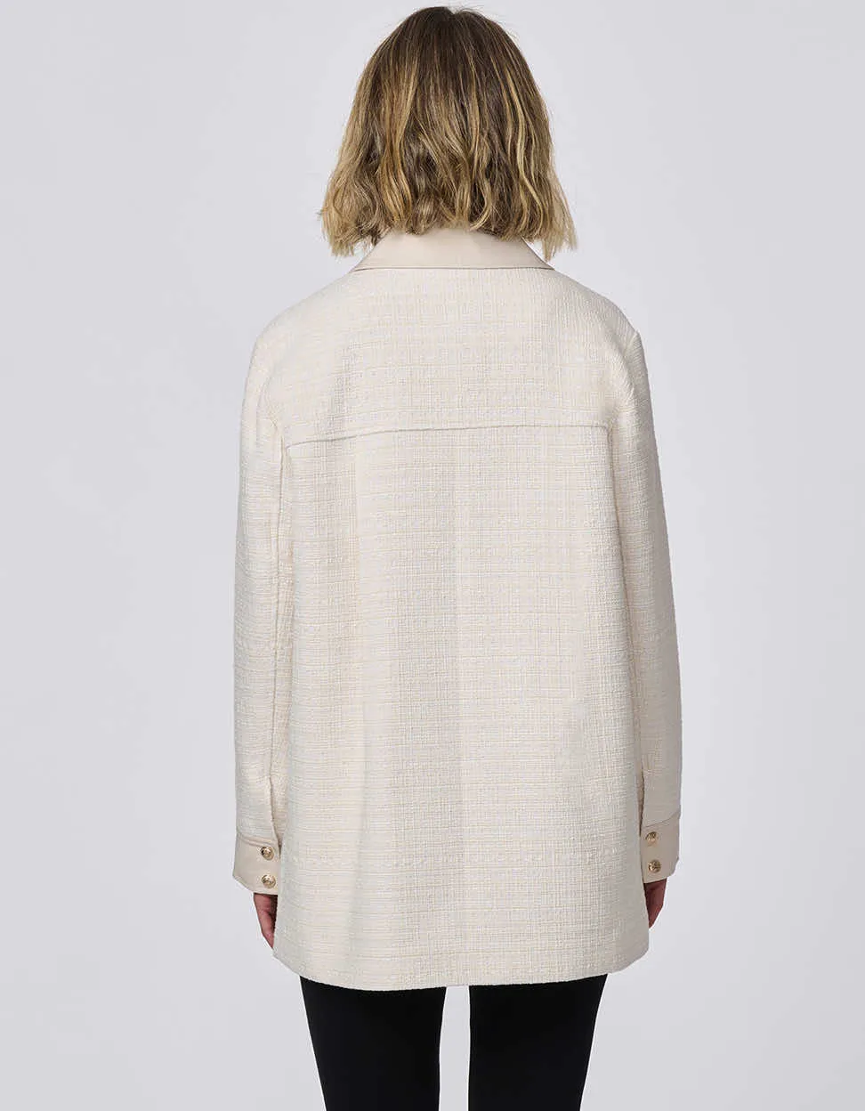 Lady Sophisticate Tweed Shacket sold by Bernardo product image thumbnail 4