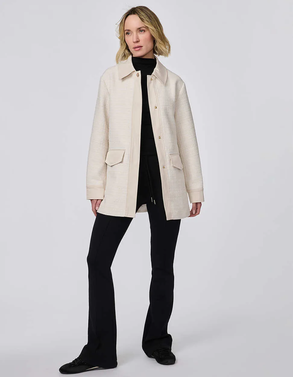 Lady Sophisticate Tweed Shacket sold by Bernardo product image thumbnail 2