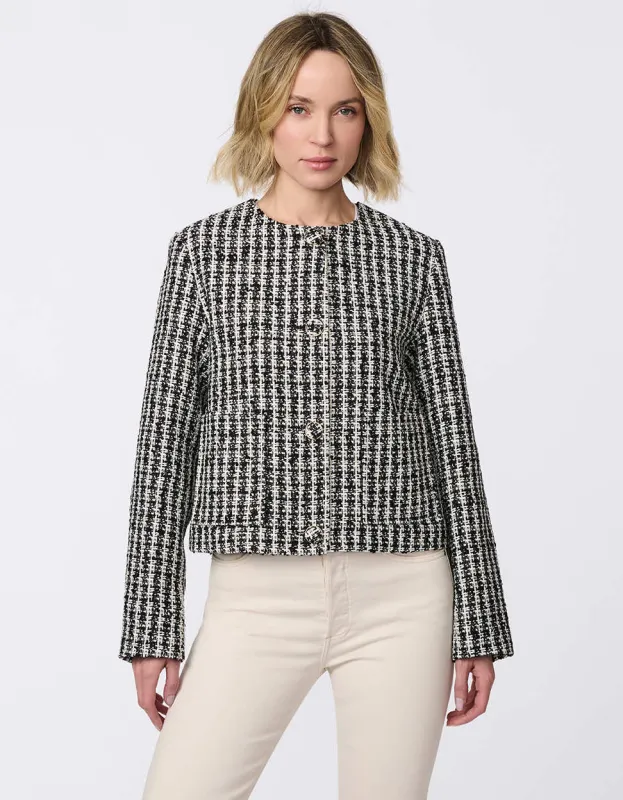 Mademoiselle Tweed Cropped Jacket made by Bernardo