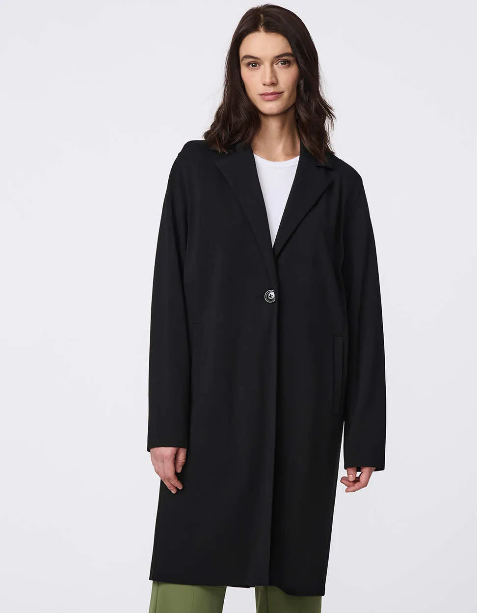 Effortless Traveler Long Jacket sold by Bernardo
