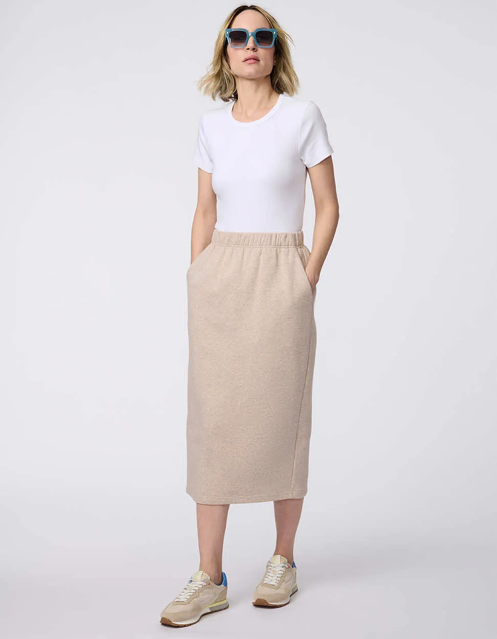 Soft Sculpt Midi Skirt sold by Bernardo