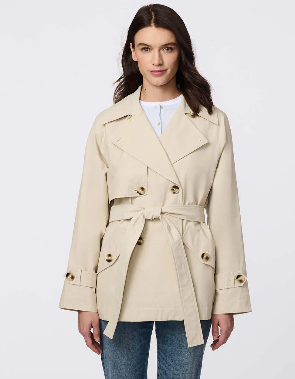 Midtown Cropped Trench Coat sold by Bernardo product image thumbnail 2