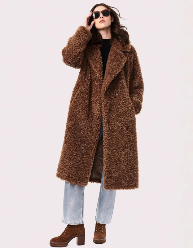 Call Me Cozy Vegan Fur Coat sold by Bernardo