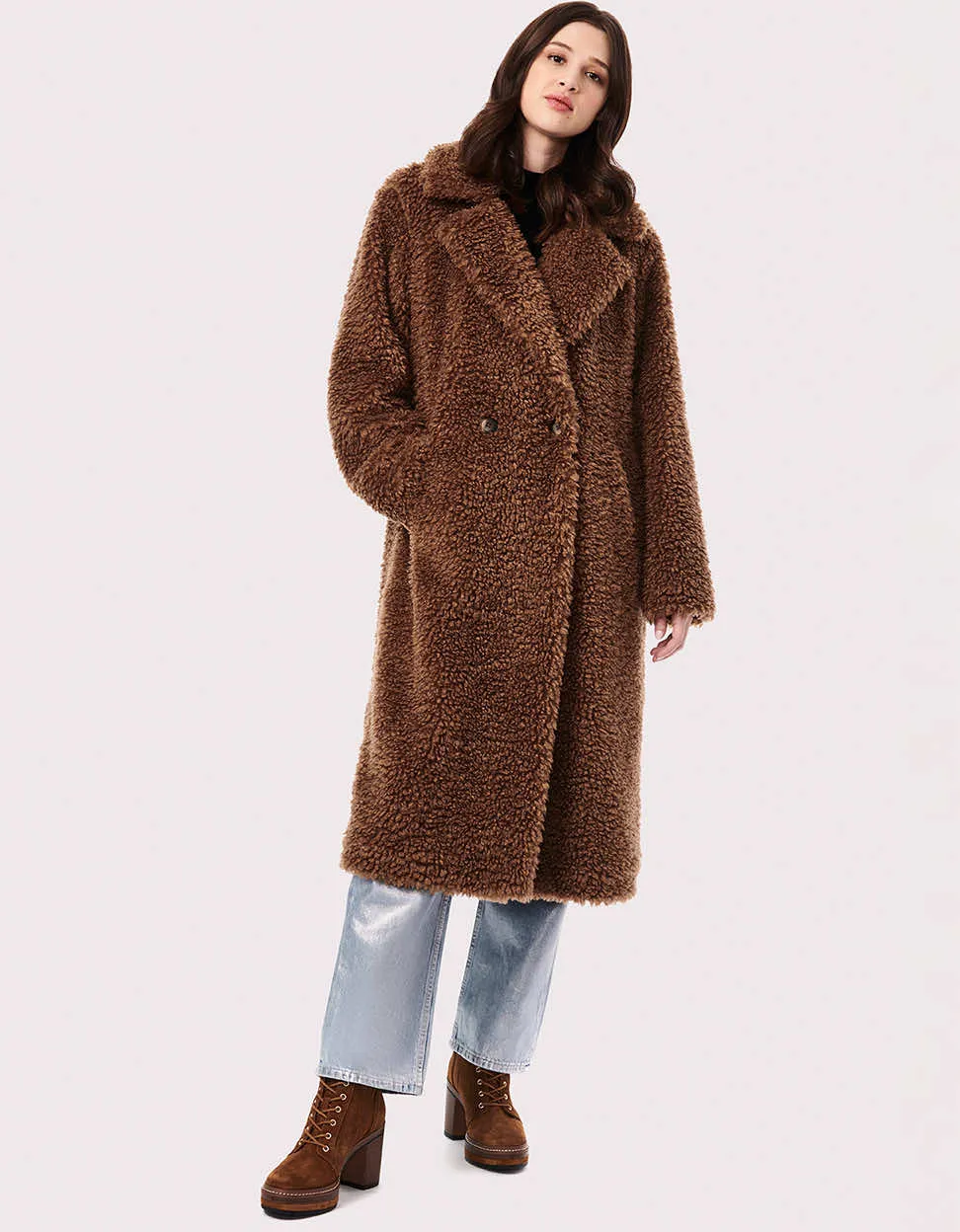 Call Me Cozy Vegan Fur Coat sold by Bernardo product image thumbnail 2