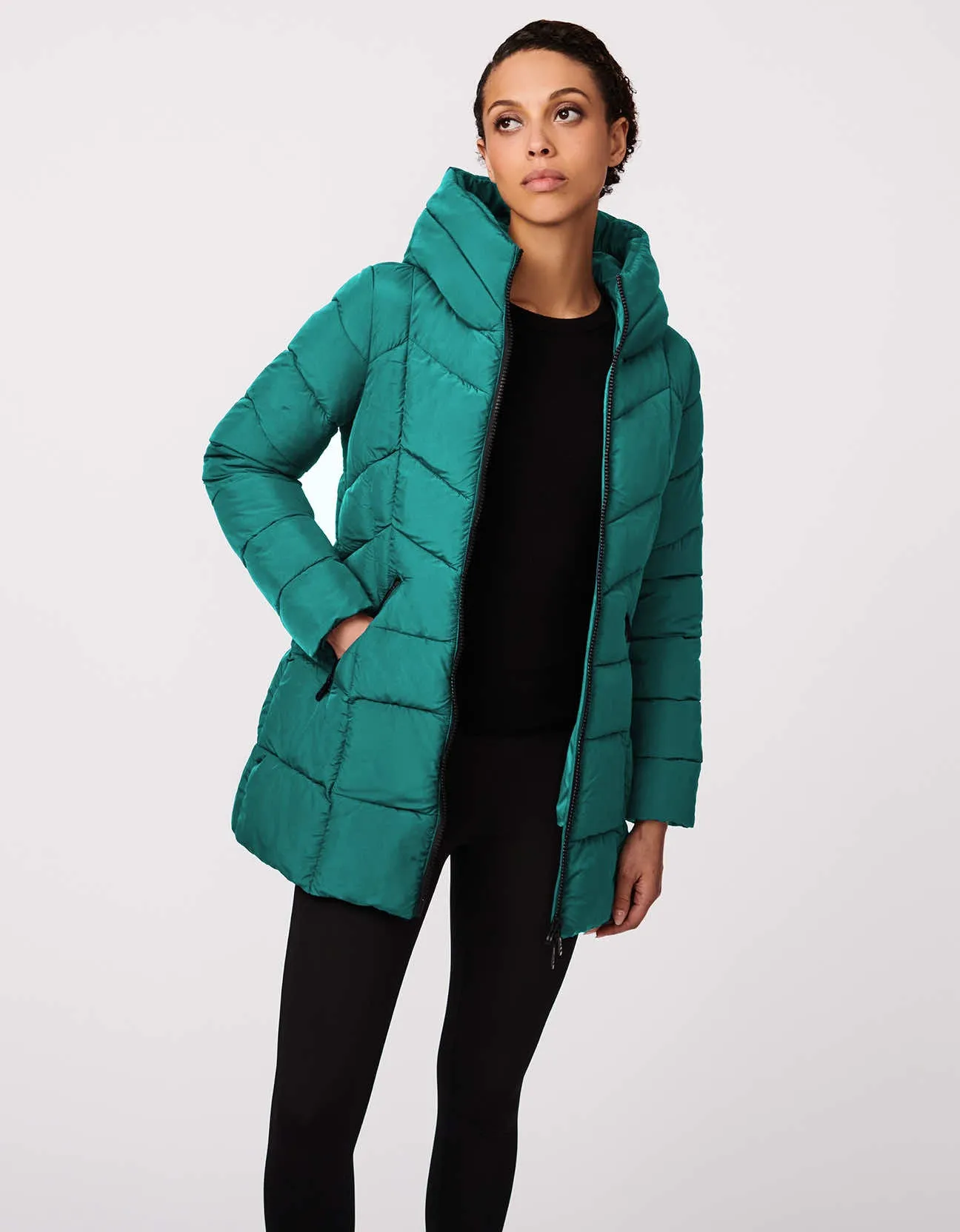 Fab Funnel Quilted Puffer Jacket sold by Bernardo product image thumbnail 2