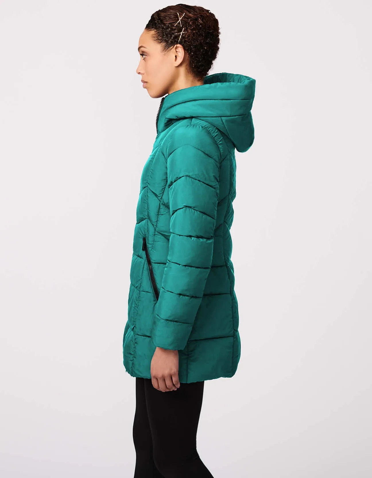 Fab Funnel Quilted Puffer Jacket sold by Bernardo product image thumbnail 3